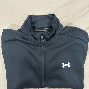 Under Armour Black Fleece-Lined Zip-Up Jacket